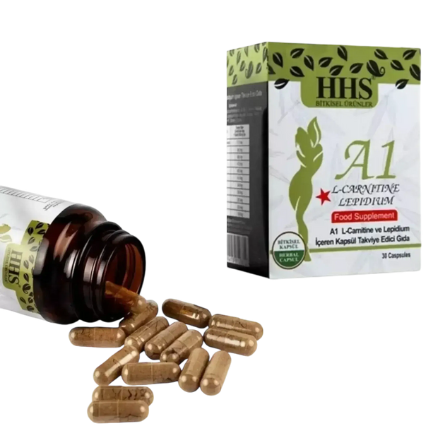 HHS A1 L-Carnitine & Lepidium - Cure minceur (30 gélules)
